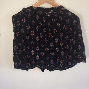 Pinnacle Patterned Mini Skirt with pockets